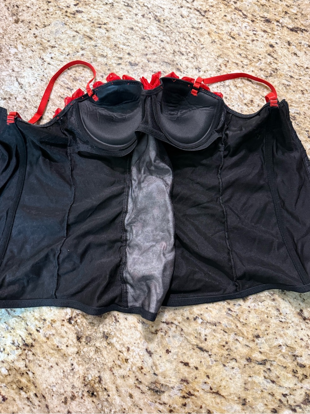 Sexy Gothic Punk Skull and Lace Criss Cross Tie Front Corset Spirit Halloween L - Picture 10 of 13